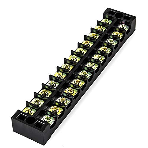 Davitu Terminals - 1PCS Terminal Block TB-2512 Terminal Block Modular Terminal Block Connector 25A12 Fixed Terminal