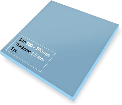 ARCTIC TP-3: Premium Performance Thermal Pad, 100 x 100 x 1.5 mm (Stackable to 2.0 mm Without Performance Loss), 1 Piece - High Performance, Particularly Soft, Ideal Gap Filler, Bridging Gaps