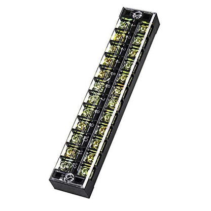 Davitu Terminals - 1PCS Terminal Block TB-2512 Terminal Block Modular Terminal Block Connector 25A12 Fixed Terminal