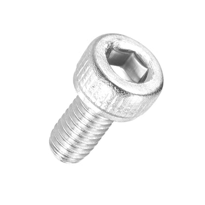 100pcs Socket Head Cap Screws - [M2.5-0.45 x 6mm] 304 Stainless Steel Allen Socket Drive for Electrical Motor 3D Printing Fan Engine Replacement Use, Silver