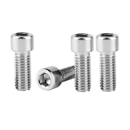 M8x30mm Bike Screw Stainless Steel Allen Hex Bolts for Bicycle Motorcycle Car Pack of 4 (Silver)