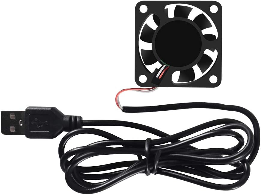 4 Pack USB Brushless Cooling Fan 40mm High Performance DC 5V Speed 4200 RPM for Small Appliances Series Replacement For Desktop