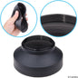 CAMKIX Camera Lens Hood 52mm - Rubber - Set of 2 - Collapsible in 3 Steps - Sun Shade/Shield - Reduces Lens Flare and Glare - Blocks Excess Sunlight for Enhanced Photography and Video Footage