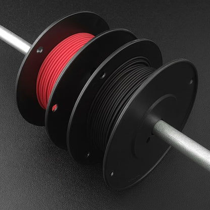 Automotive Stranded Copper Wire, Cross-Linked High-Temperature GXL (12ga - 100ft, Red)
