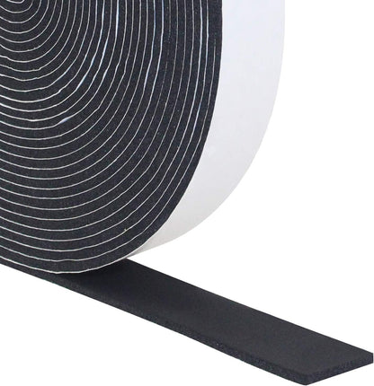 Foam Insulation Tape, 1In x 1/8In x 33Ft Weather Stripping Door Seal Strip for Doors and Windows,Sliding Door, Soundproofing Door Seal,Weatherstrip,Air Conditioning Seal Strip