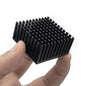 4PCS Aluminum Heat Sink 40x40x20mm with Thermal Conductive Adhesive Tape, 40mm Heatsink Kit Cooler for Cooling VRM GPU Router Stepper Driver 3D Printer Stepper Motor NEMA 17 Peltier Module, Black