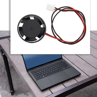 4pcs Mini 2510 Brushless Cooling Fan 9V-14.4V Round Cooling Fan DC2510 Quiet Large Air Volume Fan for Laptops Gaming Consoles(25.7x10.1mm)