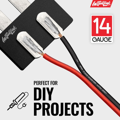 14 Gauge Speaker Wire (Speaker Cable) for Car, Home or RV Audio Cable, 100ft, CCA