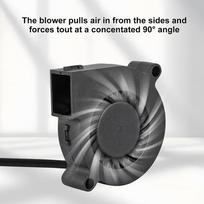 4PCS 5015 USB 5V Blower Cooling Fan 50mm x 50mm x 15mm 5V USB Blower Fan for Small Appliances Series Replacement